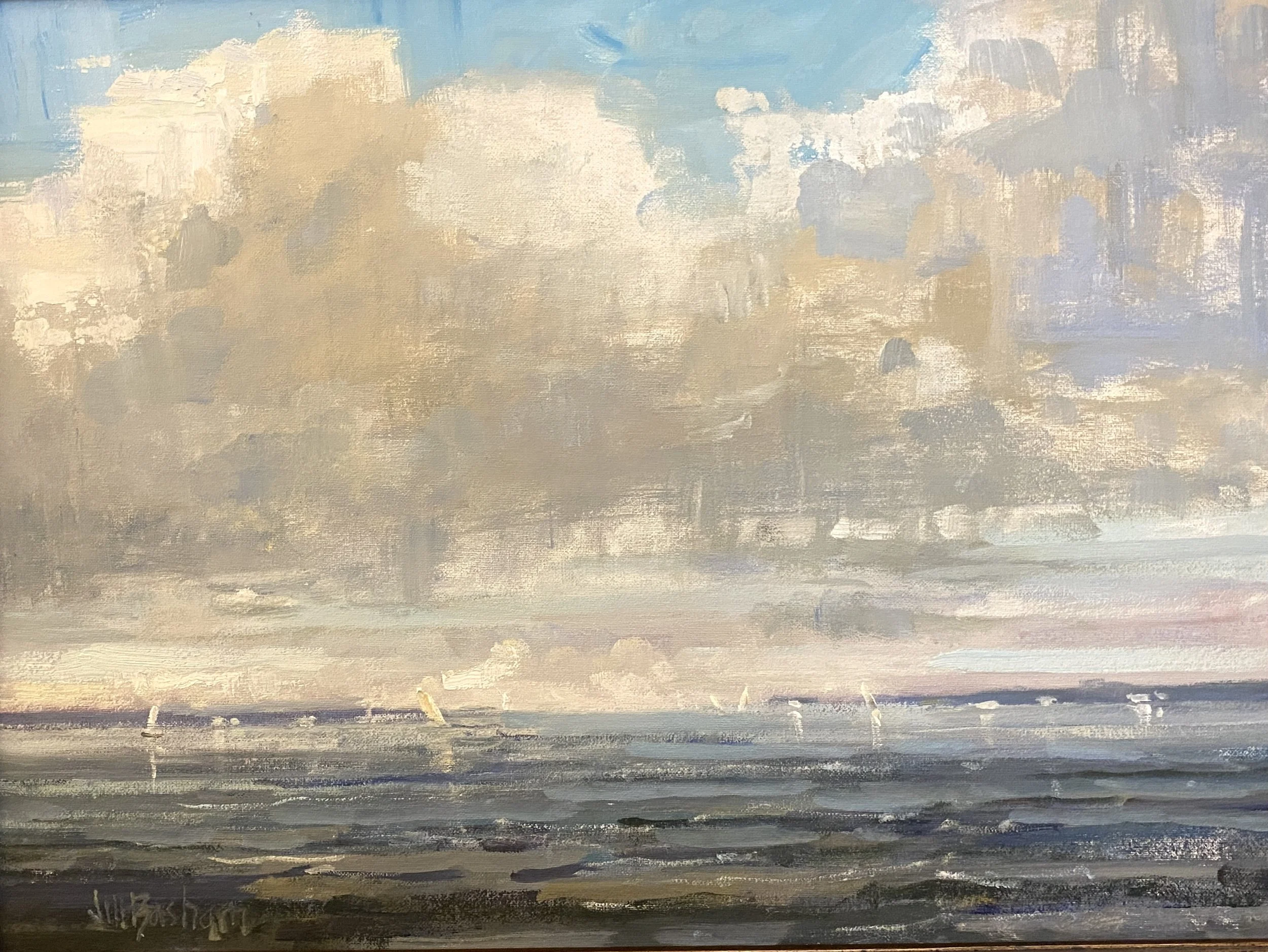"Catching Wind" Jill Basham 18x24 Oil 4100$