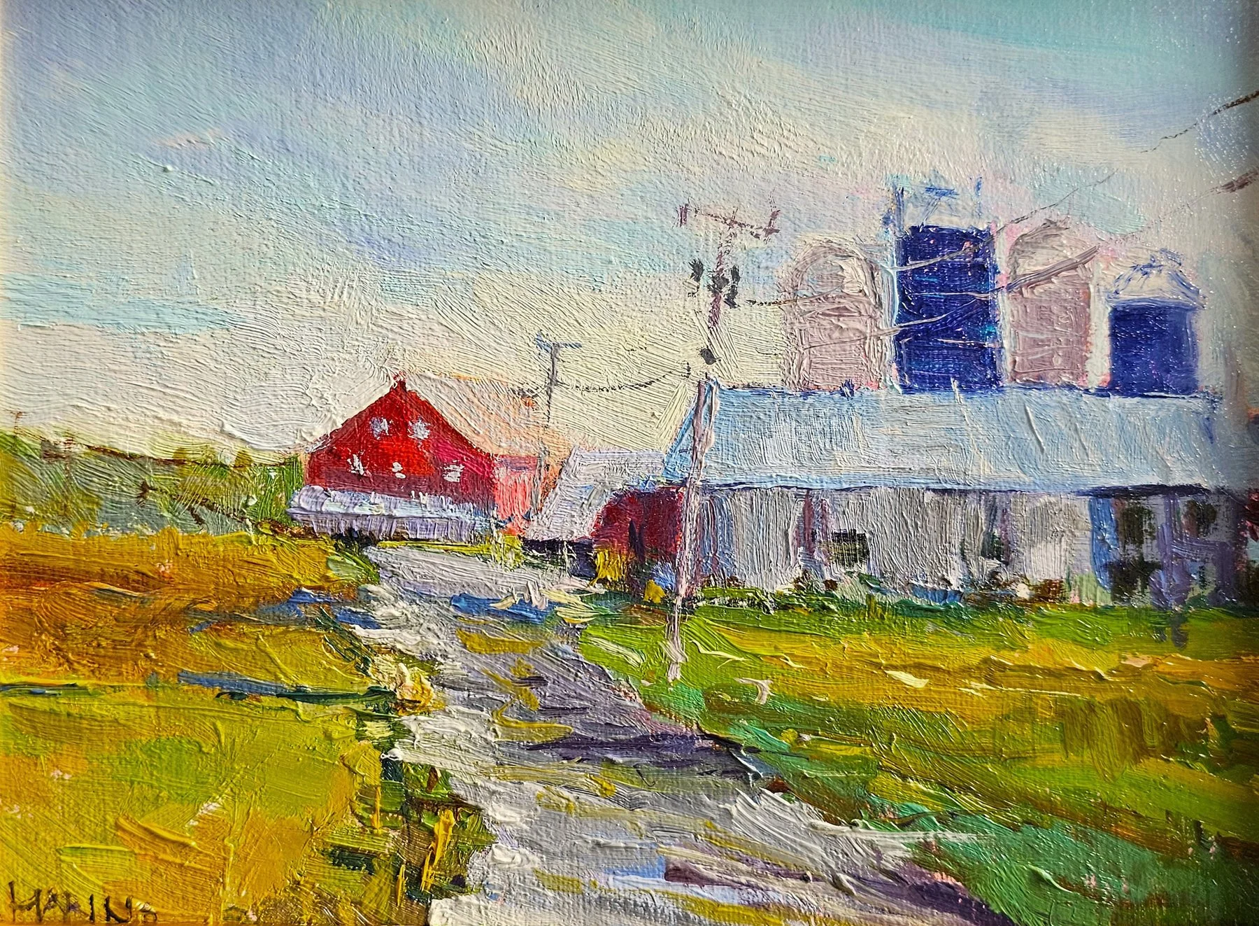 Maria Marino,  Maryland Farm 6x8 Oil $595