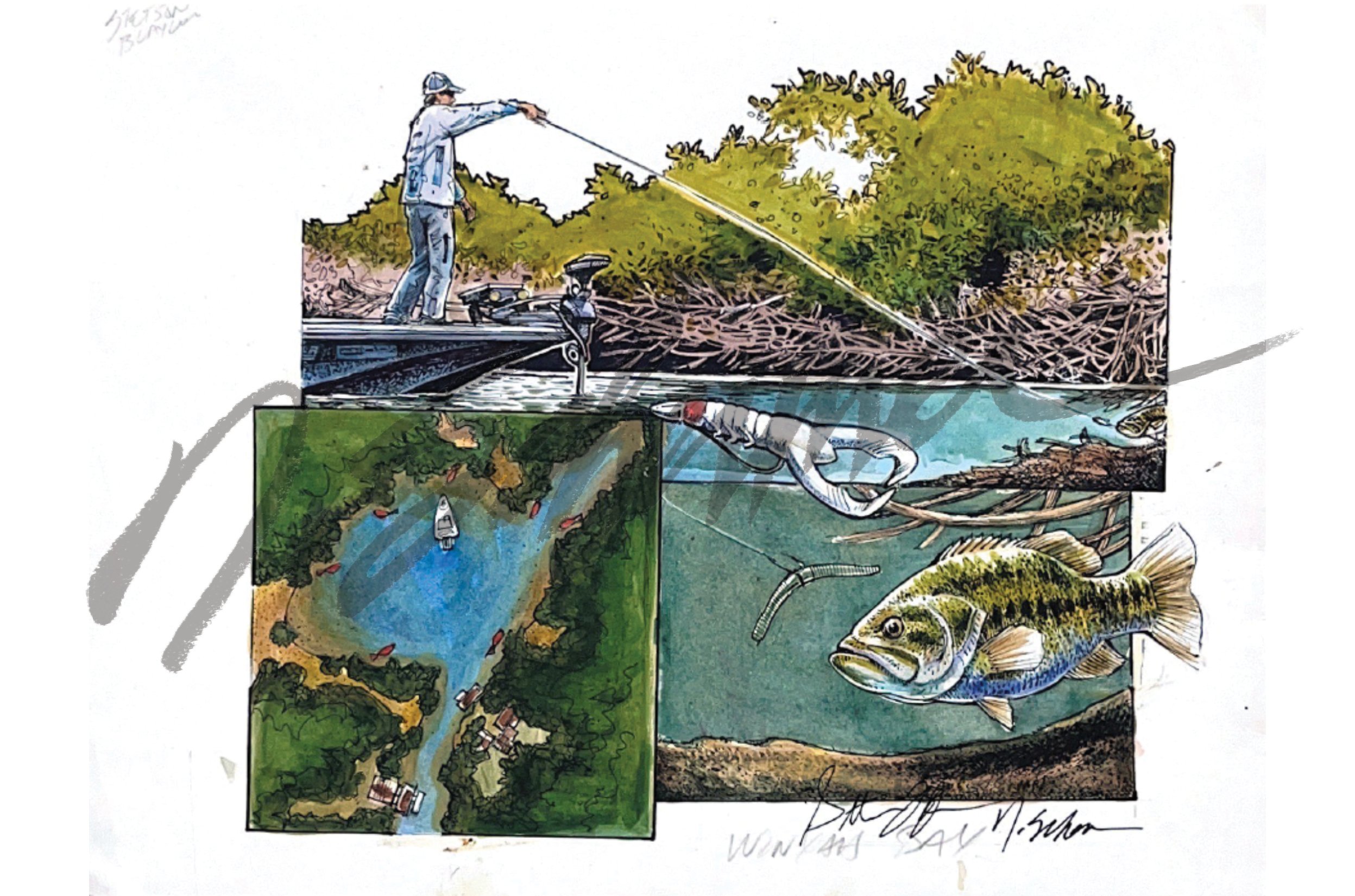 Stetson Blaylock Illustration Original