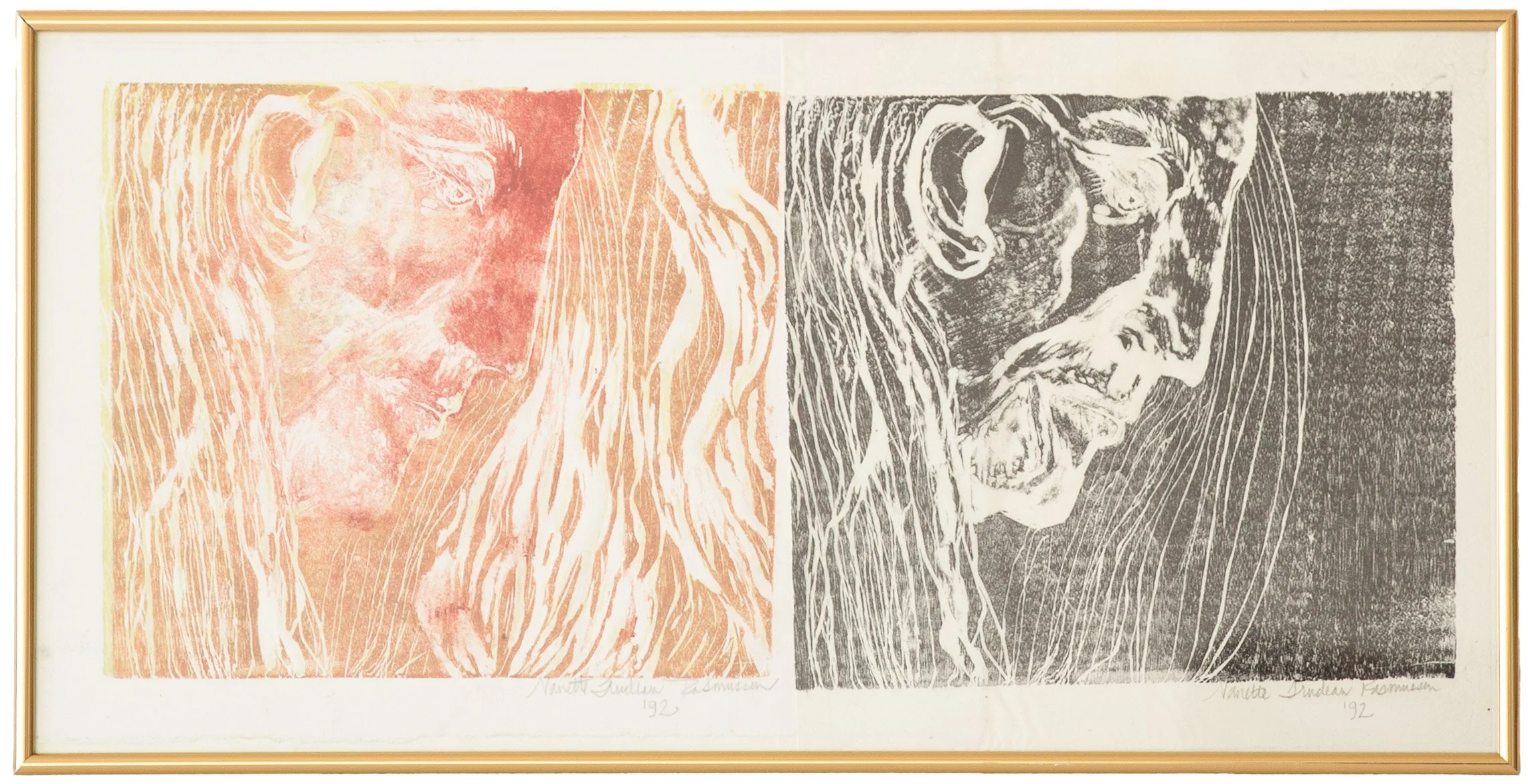 "Resolution" - Nanette Trudeau Rasmussen, Wood Art Print on Linoleum