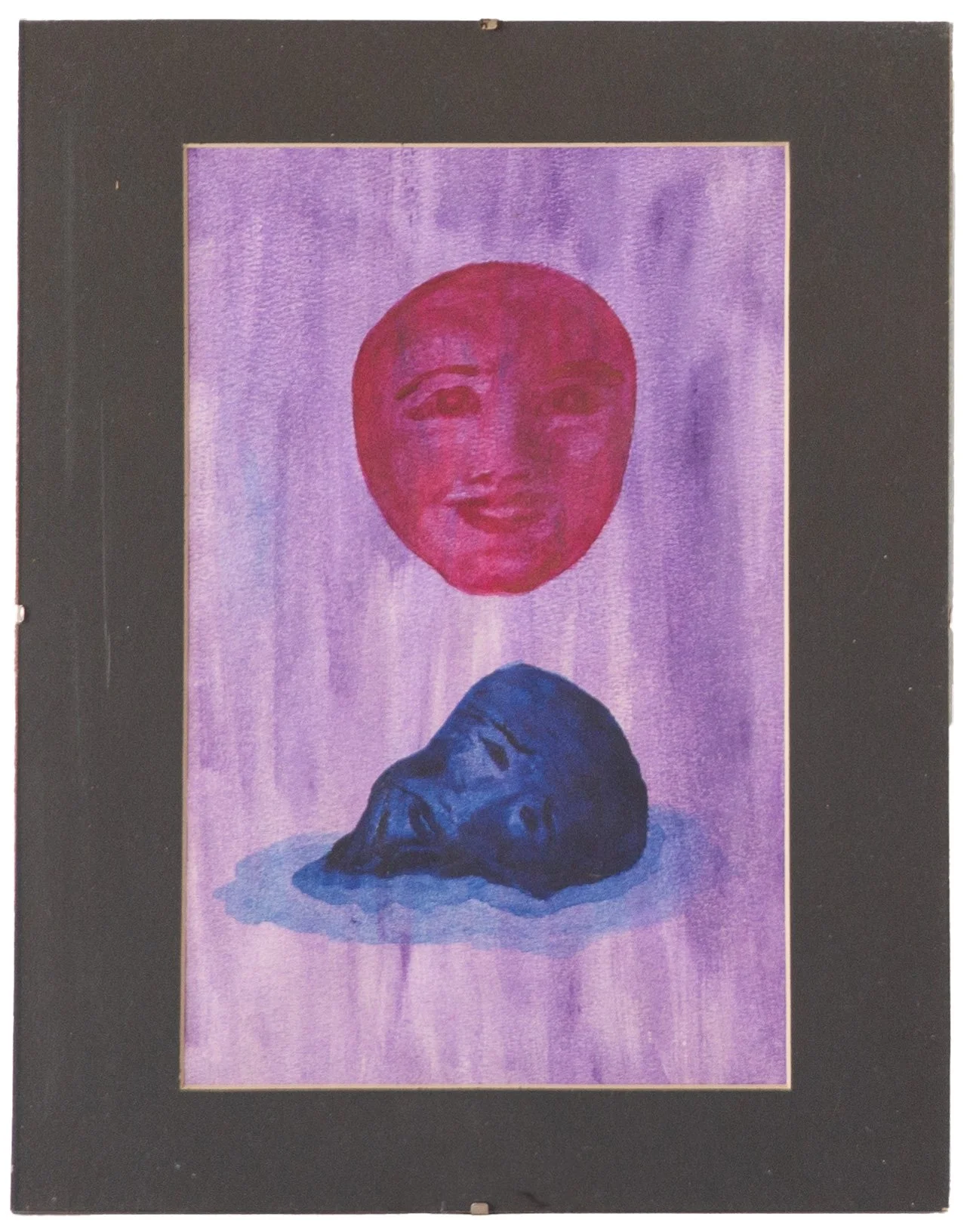 "Untitled" - Anonymous, Pastel and Acrylic on Paper
