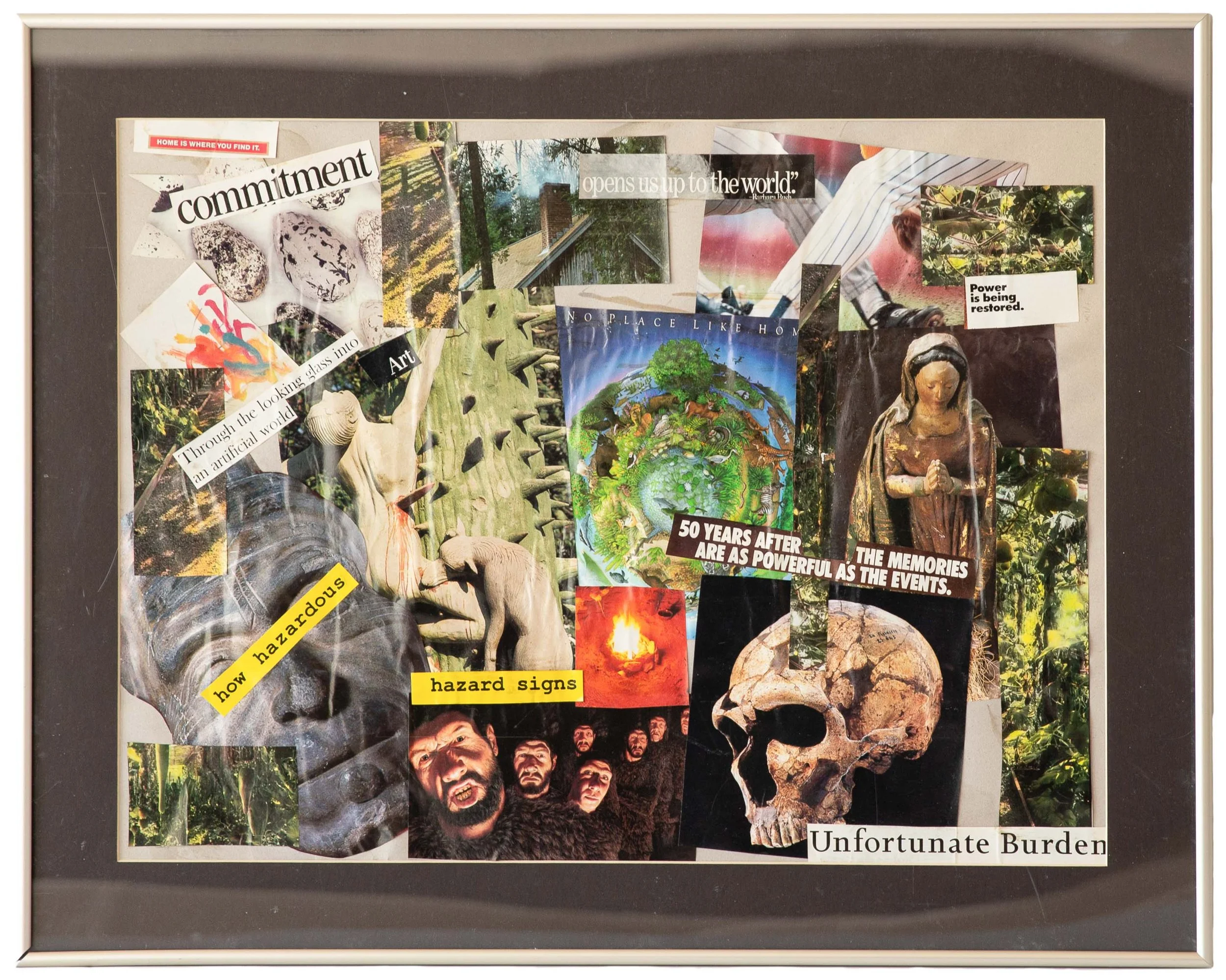 "Christian's Collage" - Barbara Bach, Collage on Paper