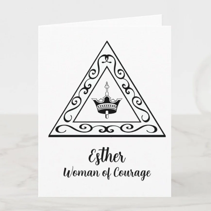OES Esther Emblem Star Notecards (8)