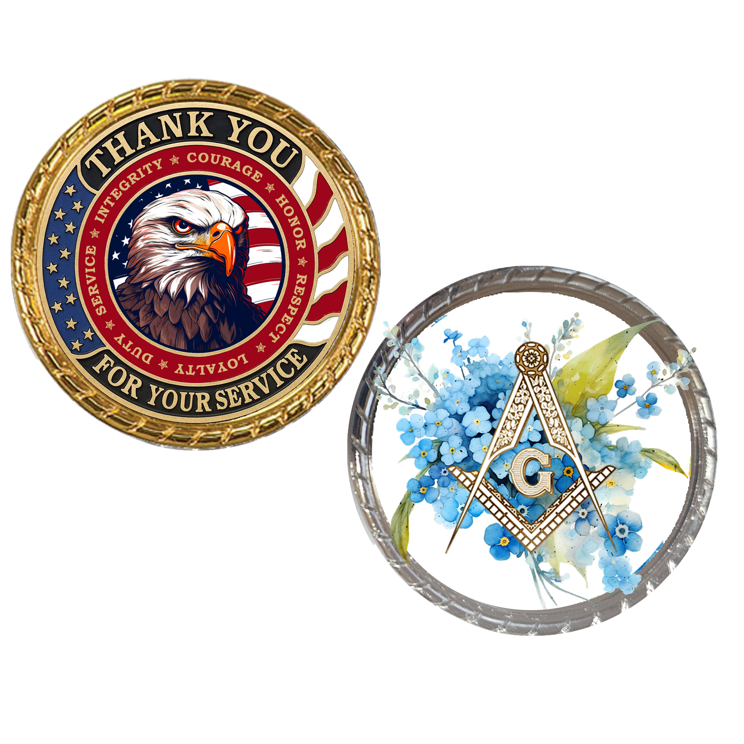 Veteran Challenge Coin front back sc.png