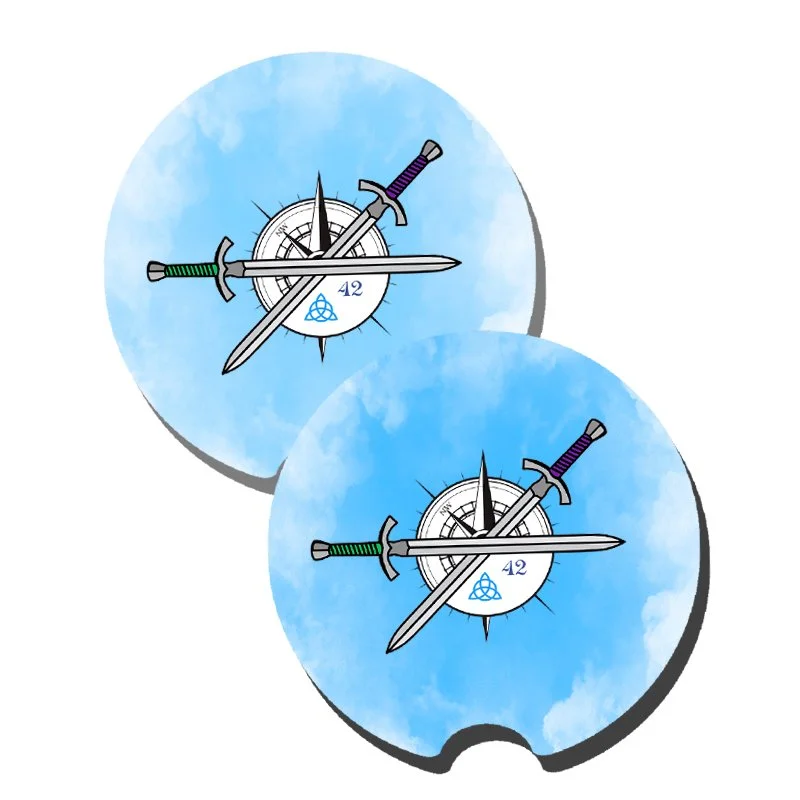 2027 CA WP Compass Car Coaster Set - 2