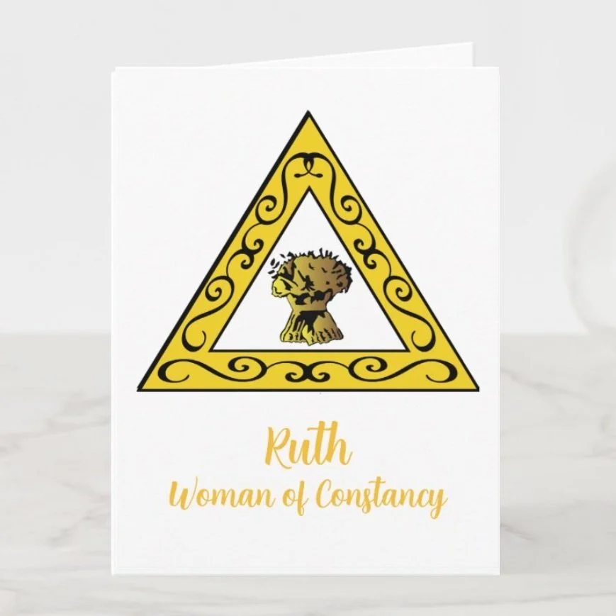 OES Ruth Emblem Star Notecards (8)