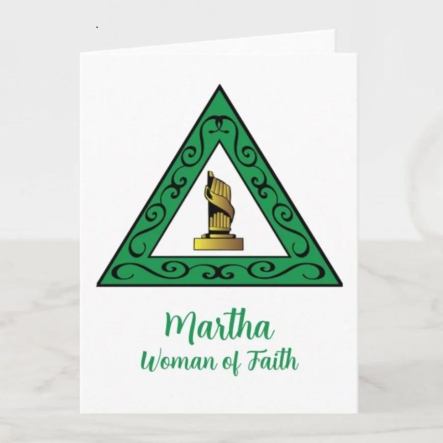 OES Martha Emblem Star Notecards (8)