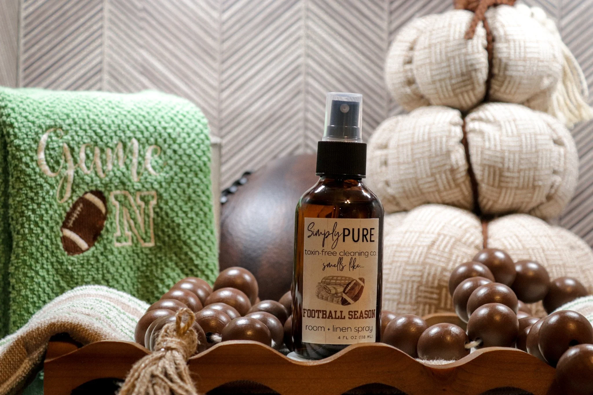 Simply Pure's Smells Like Football Season Room Spray (4oz)