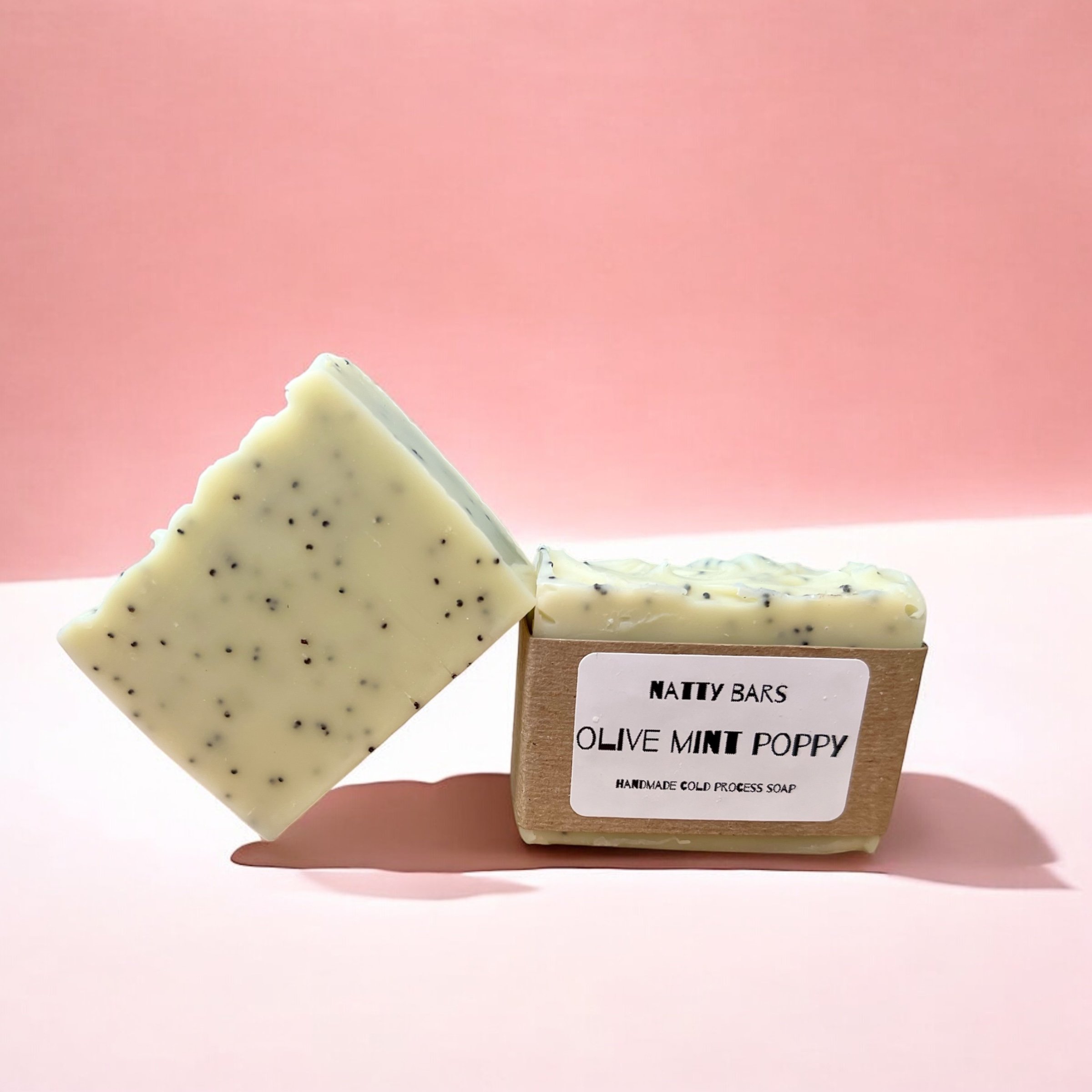 Olive Mint Poppy Soap