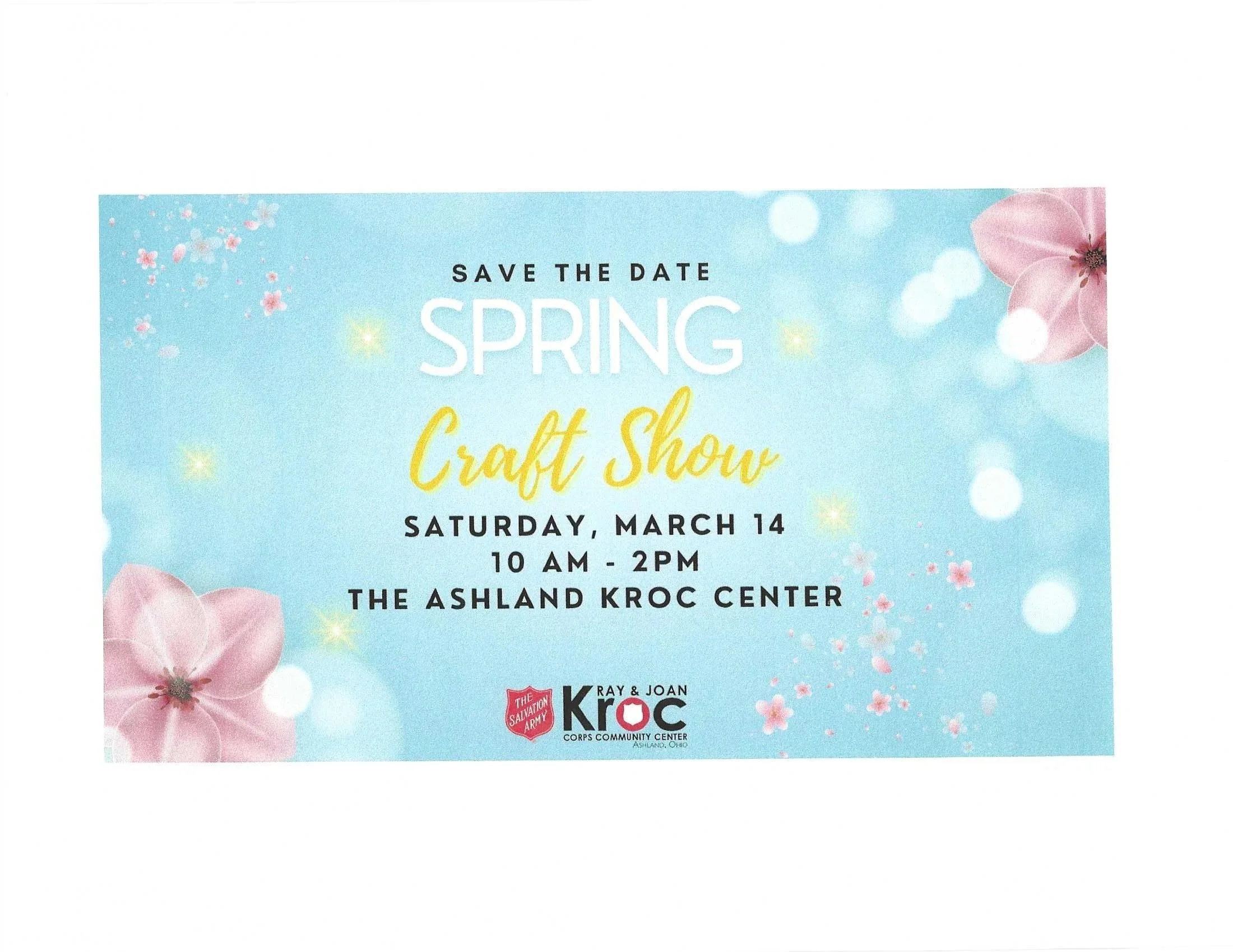 Spring Craft Show at the Ashland Kroc Center