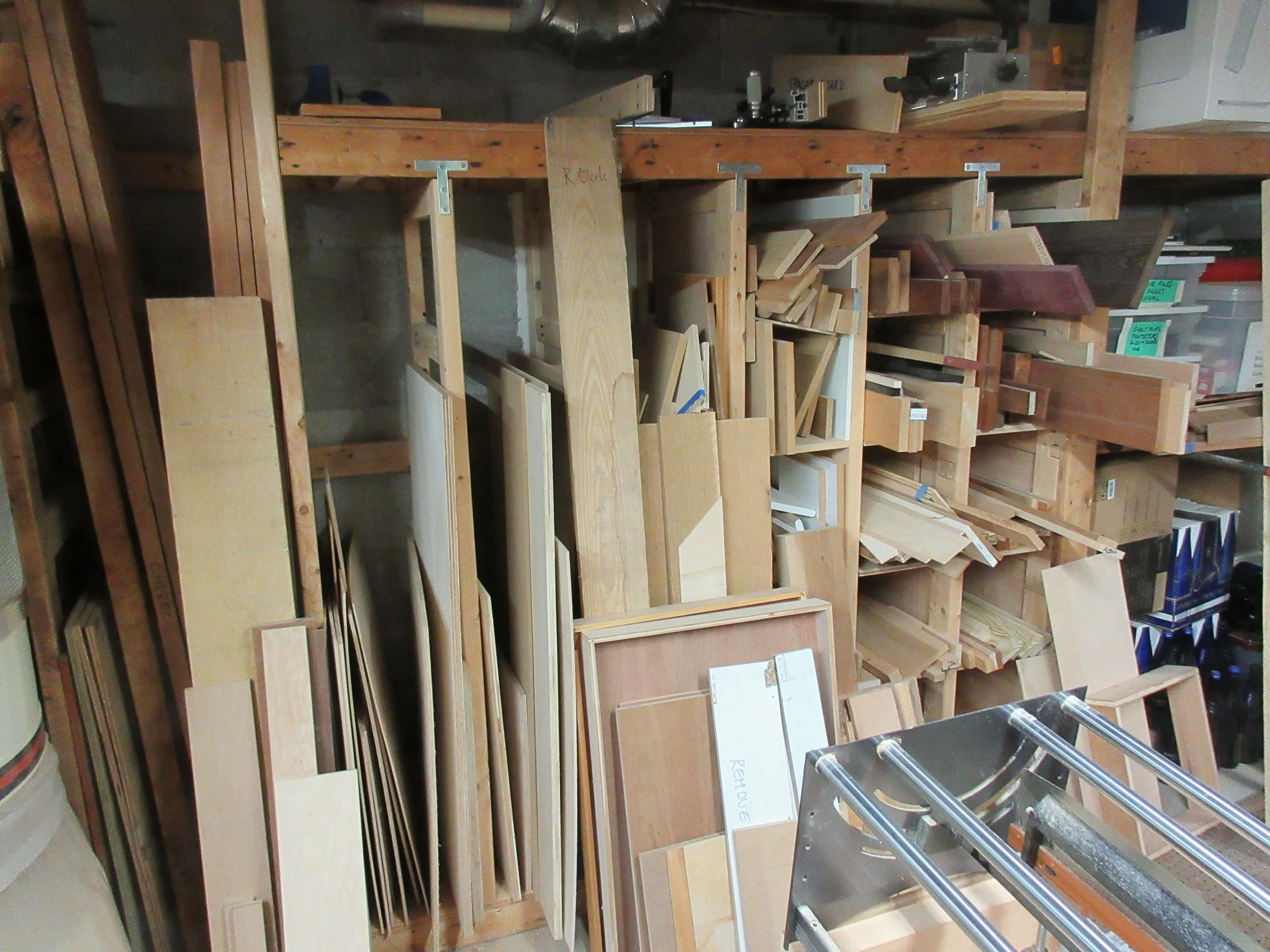 Some of my wood storage