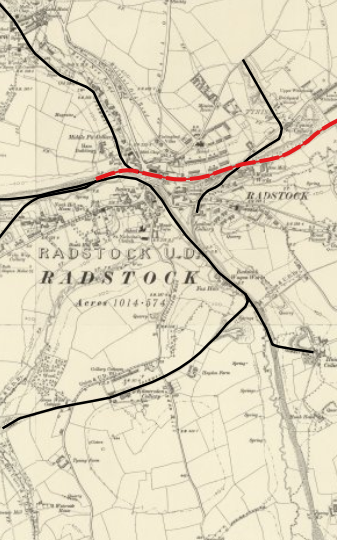 Somerset Coal Canal Radstock Branch added