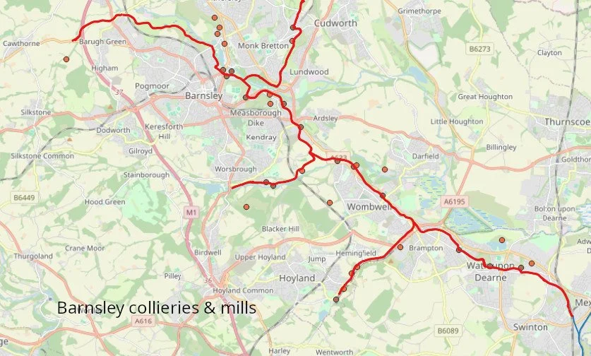 Barnsley collieries & mills