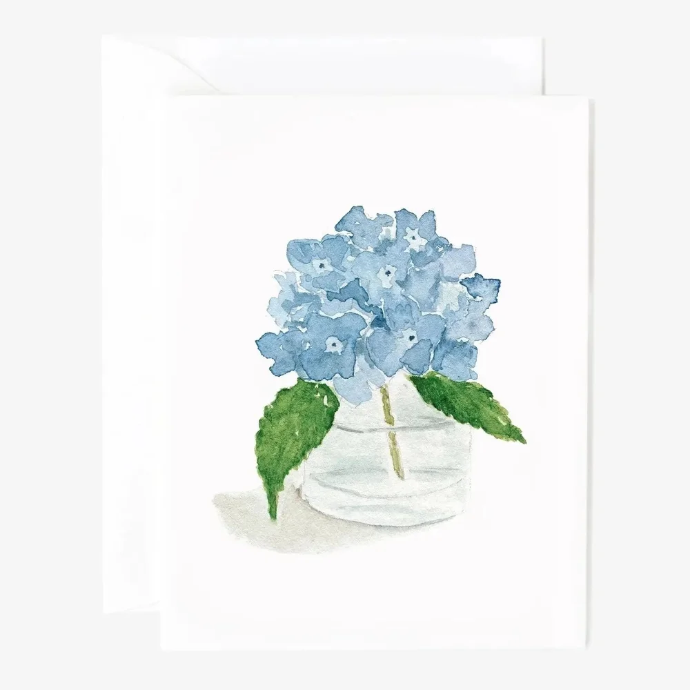 Hydrangea Notecard
