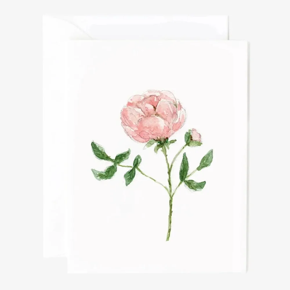 Garden Rose Notecard