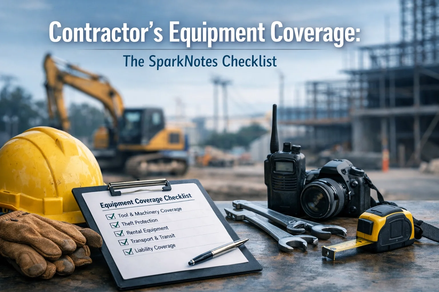 Contractor’s Equipment Coverage Checklist