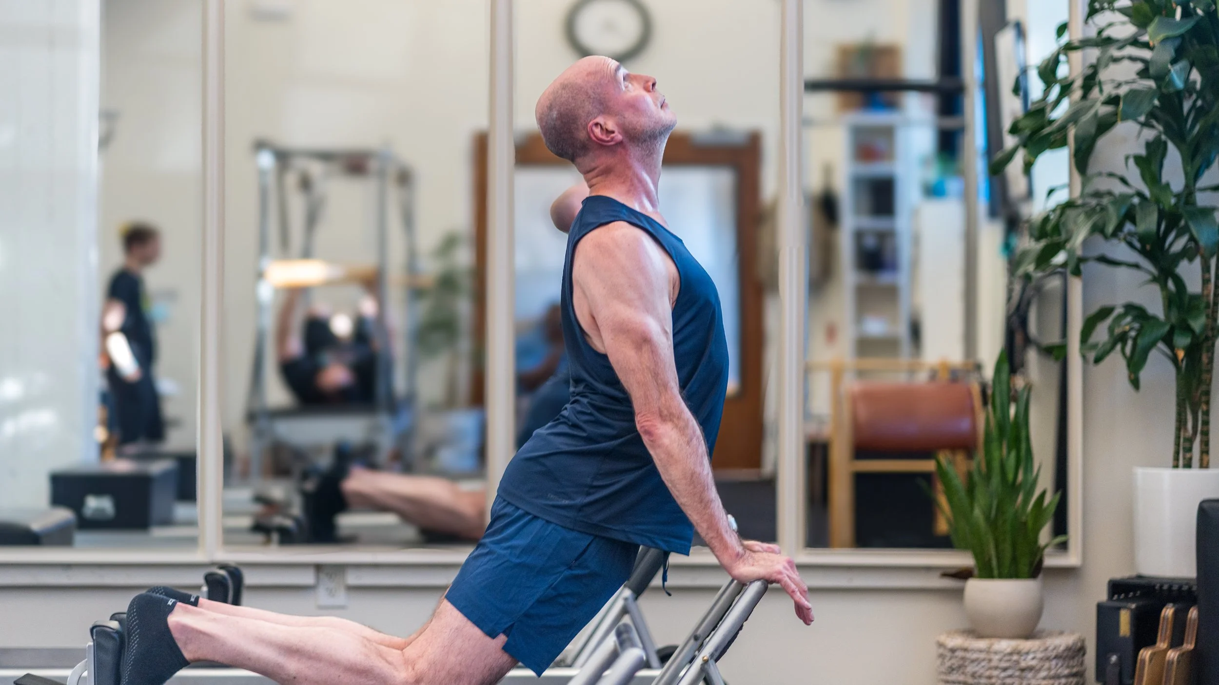 Classical Pilates Down Stretch on the reformer