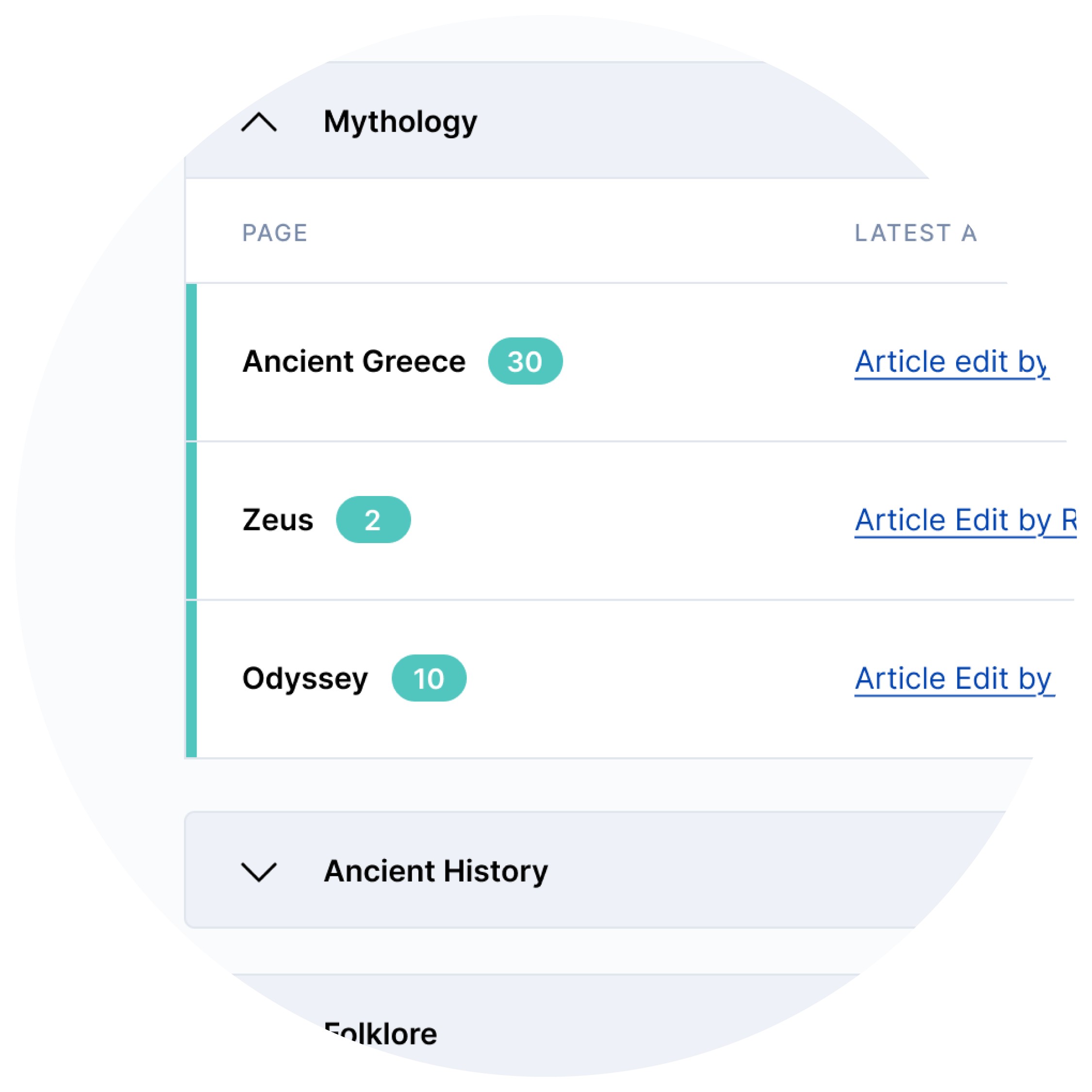 A closeup view of setting up your watchlist