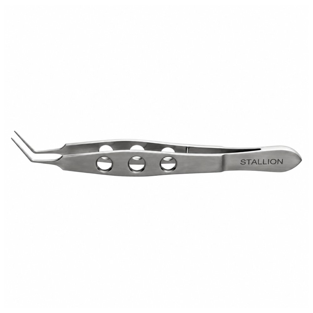 ST-16555 Pinza MCPherson Angulada Con Plataforma Sin Dientes