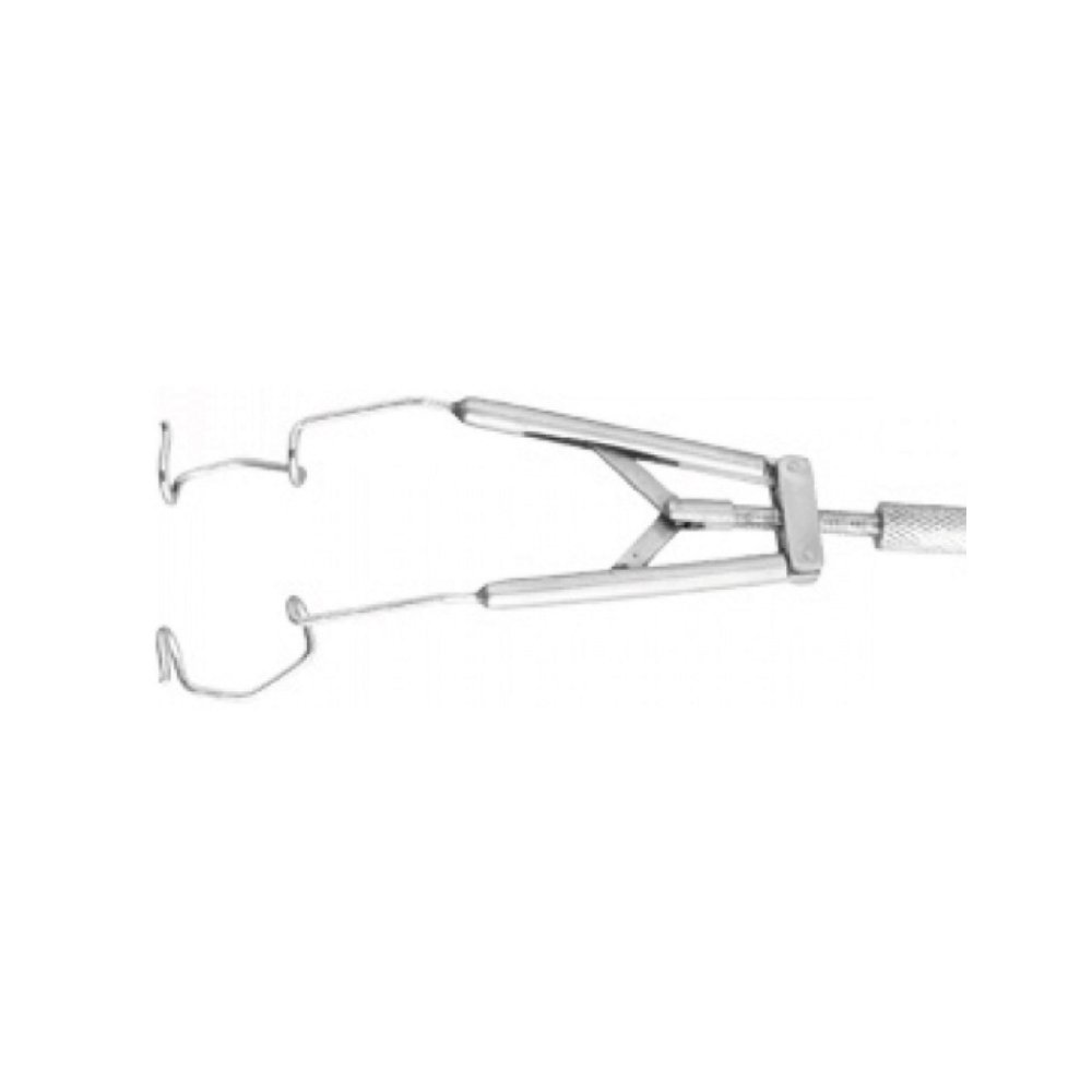 ST-10731 - Blefarostato Lieberman Forma V Mecanismo ajustable en el lado nasal