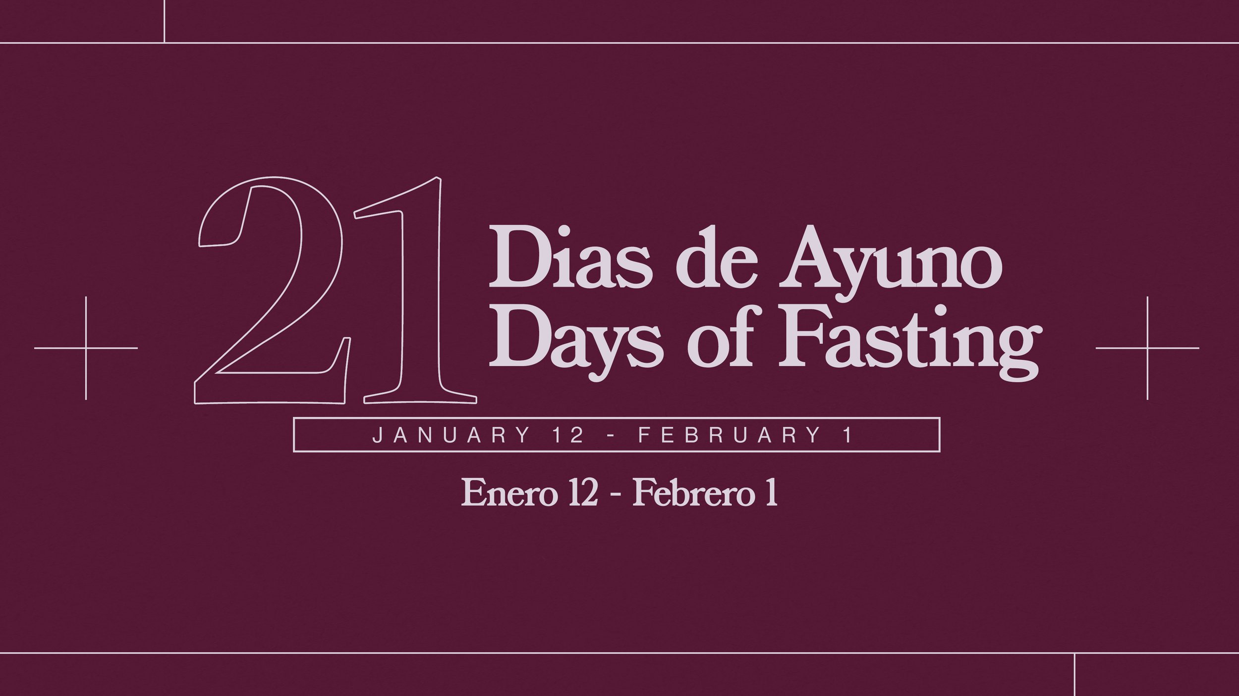 AYUNO 2026 // 2026 FAST