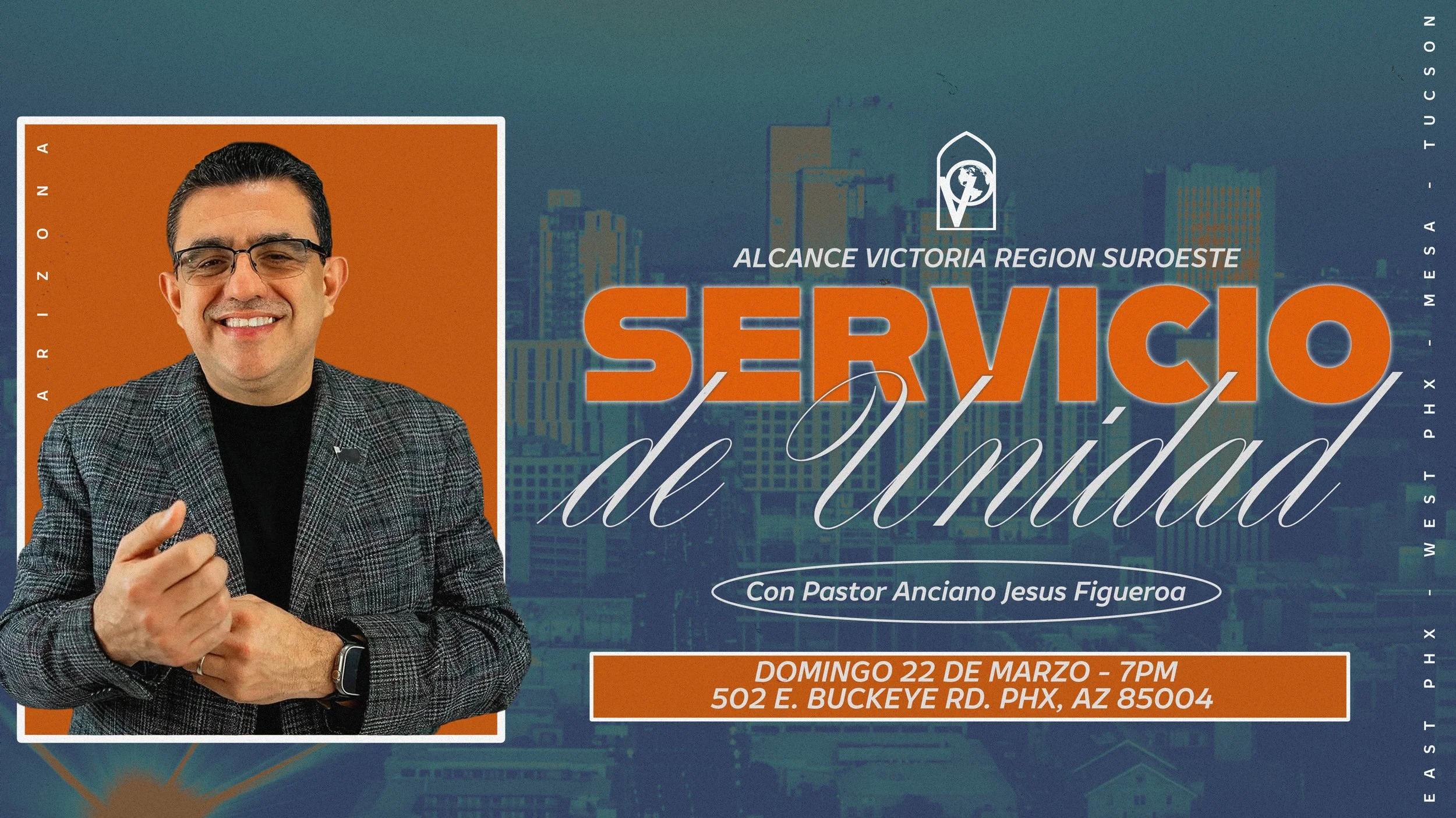 Servicio Regional de Unidad con el Pastor y Anciano Jesús Figueroa