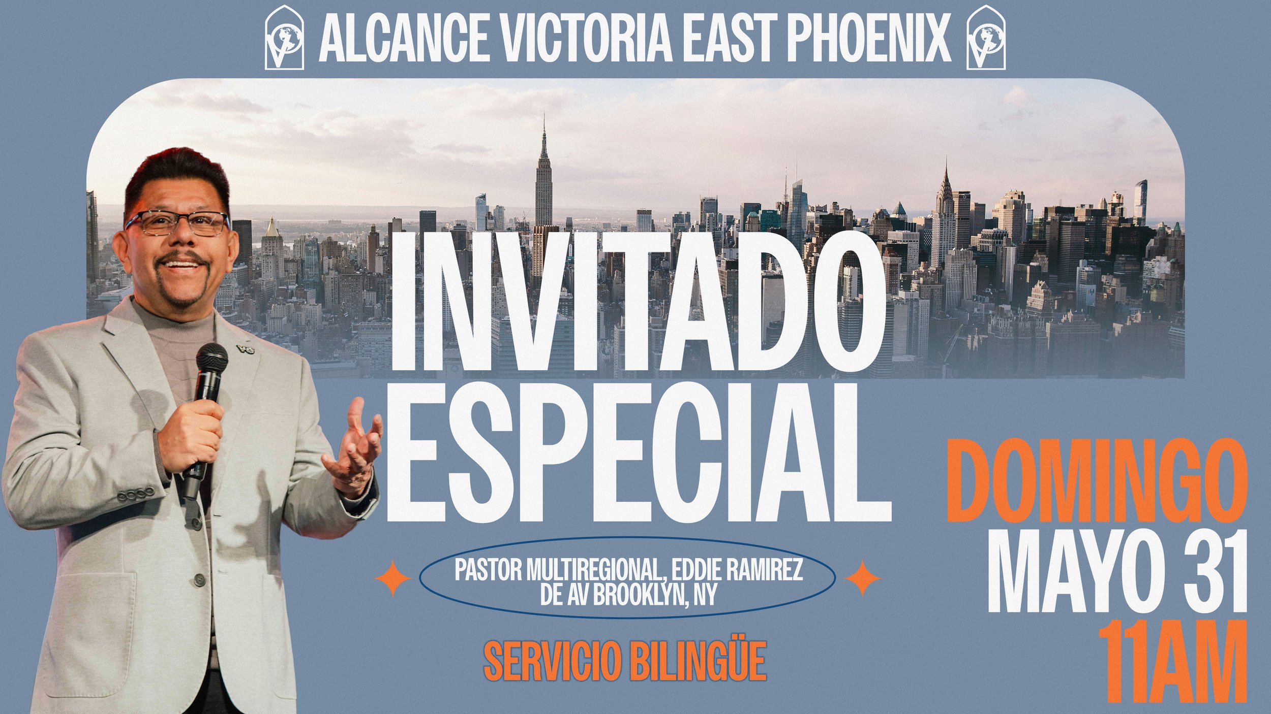 Mega Sunday — Servicio Bilingüe con Pastor Eddie Ramirez