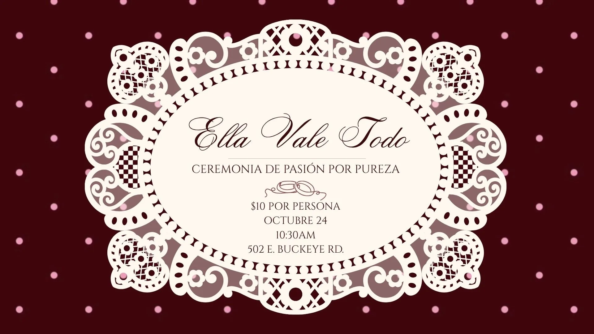 Brown and White Polka Dots Vintage Lace Doily Vision Board Animated Presentation (Instagram Story) - 1.JPG