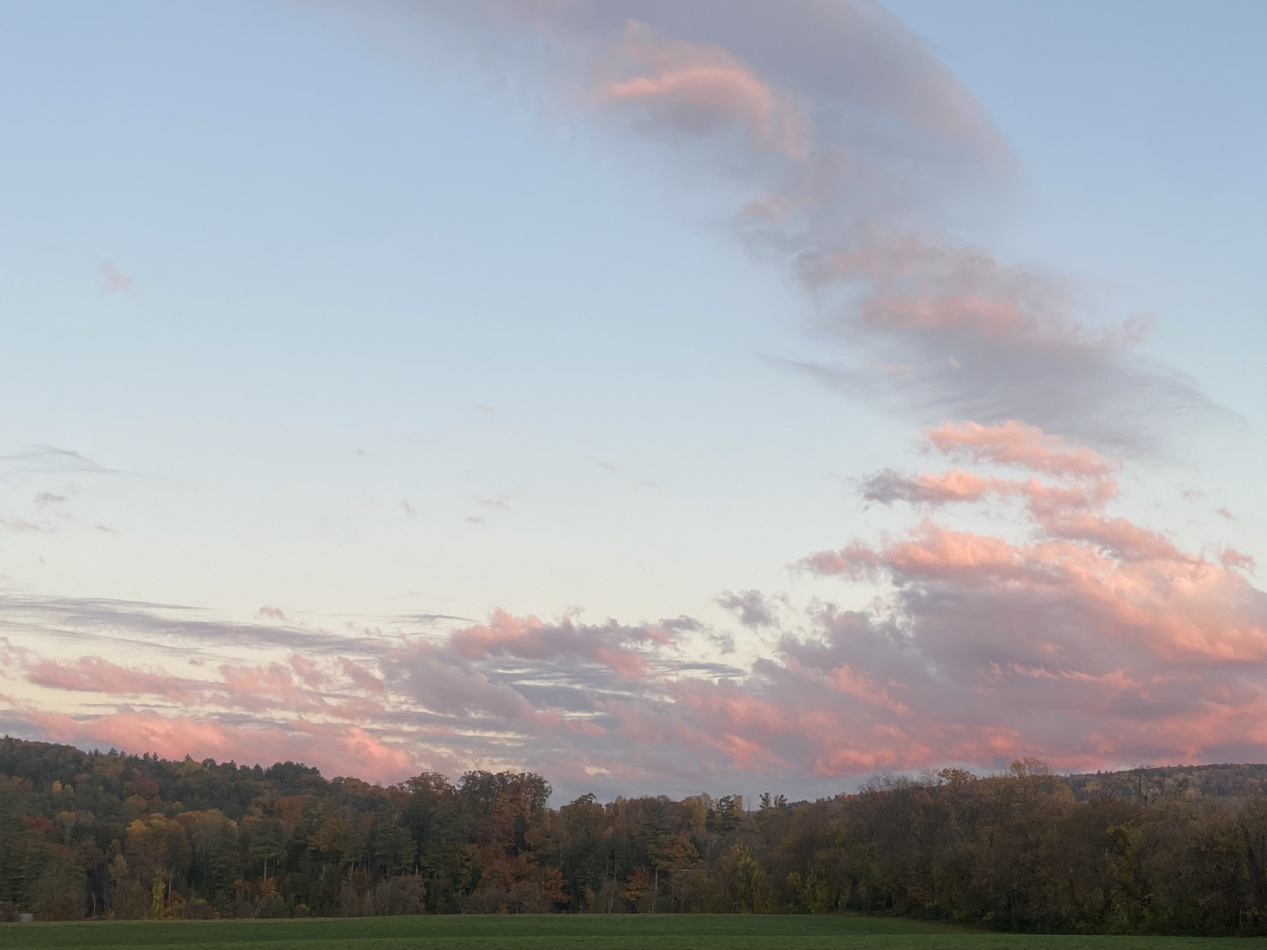 Sunset in Thetford, VT