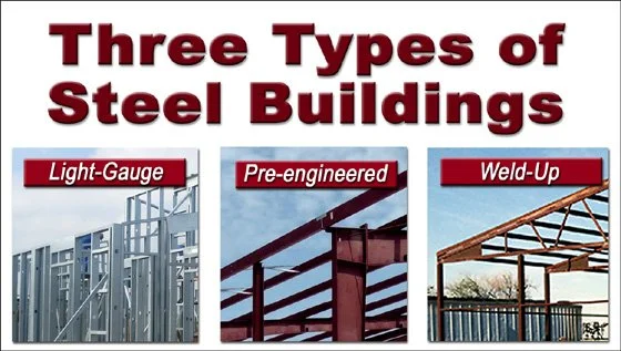 3 Types of Steel Buildings | Steel Frame Construction Methods — Steel ...