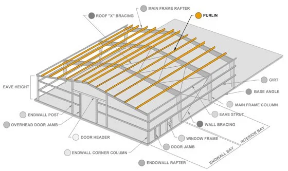 What Are Metal Building Purlins Types Spacing Function Steel What Are Metal Building Purlins Types Spacing Function Steel