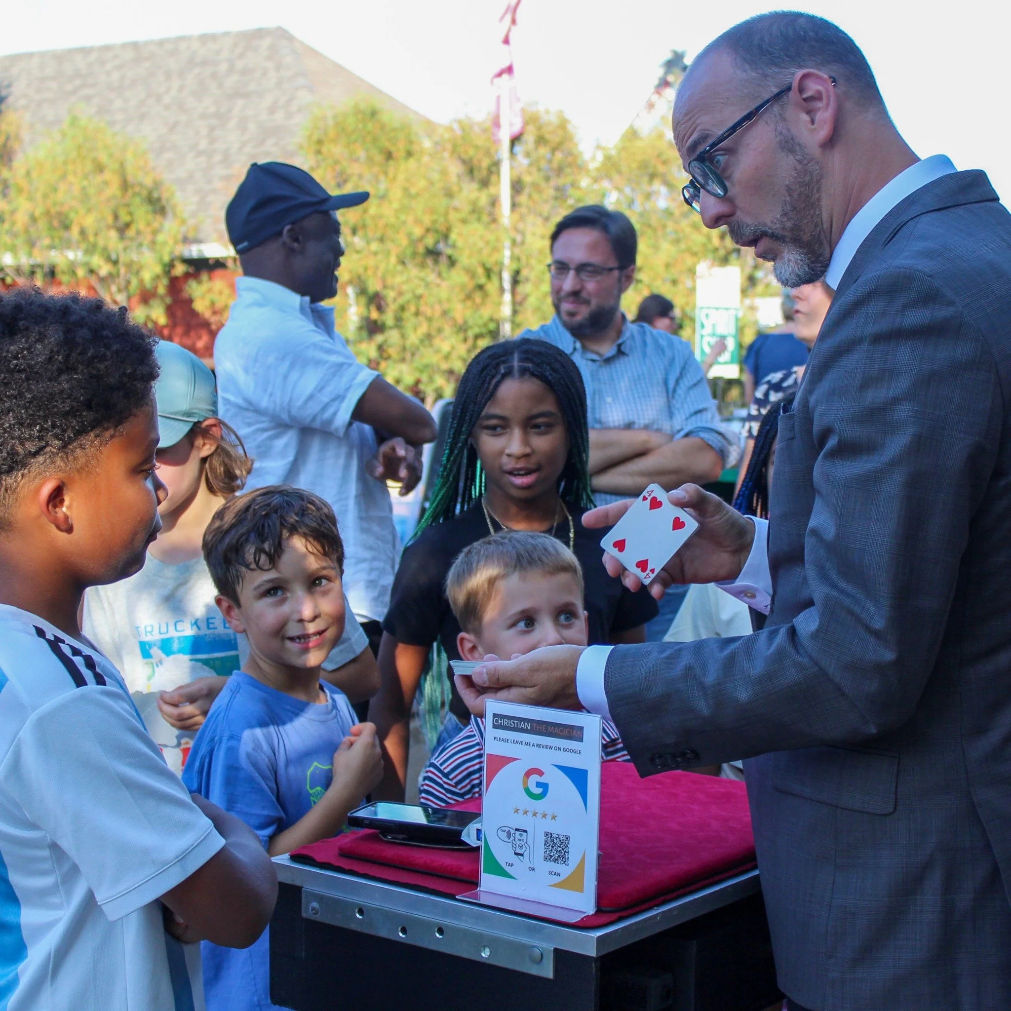Face painting and magic tricks and barbecue, oh my!

Thank you to everyone who joined us on the #ForsythSchool campus last Friday evening for our annual Fall Festival! Highlights included fantastic catering by Salt + Smoke, a custom dessert soda stat