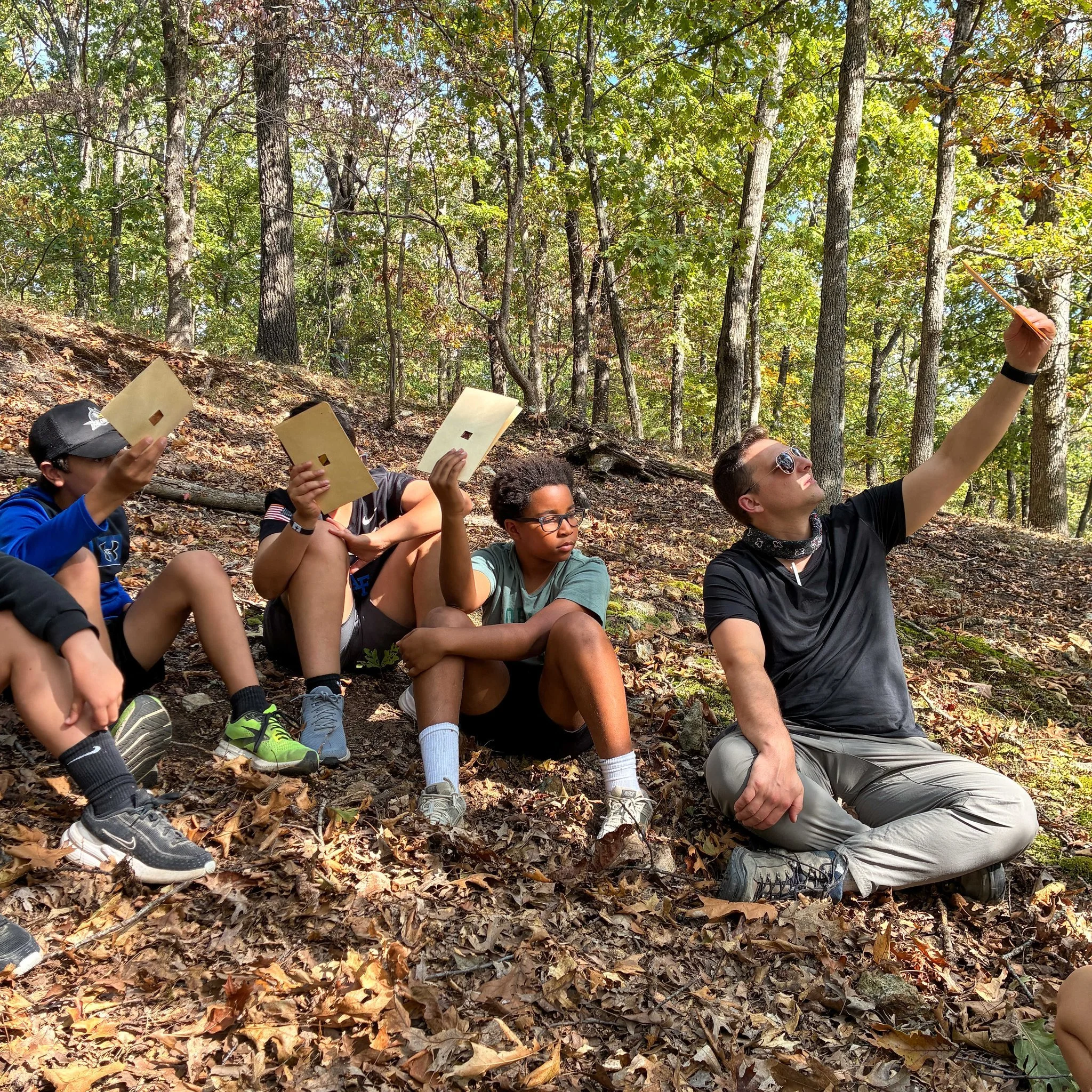 Last week, Grade 6 students embarked on their three-day, two-night fall camping trip to Greensfelder Park! Activities included solo and team challenges: climbing the Alpine Tower, exploring caves, day and night hiking, studying nature, pitching a ten