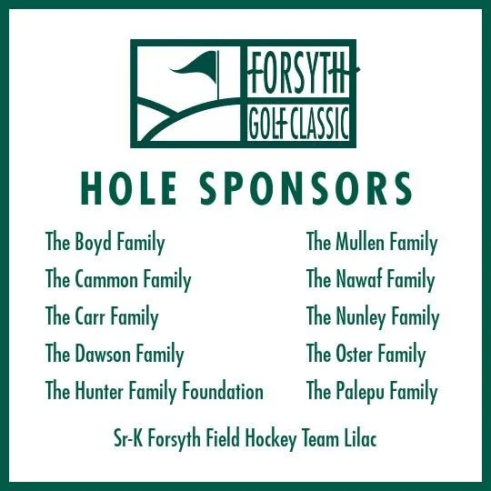 A final round of applause for our Hole Sponsors for the 2025 Forsyth Golf Classic, presented by Kissell Law Group! Your generosity drives #ForsythSchool forward&mdash;on the course and in the classroom. ⛳📚

@4mbuildingsolutions | The Boyd Family | T