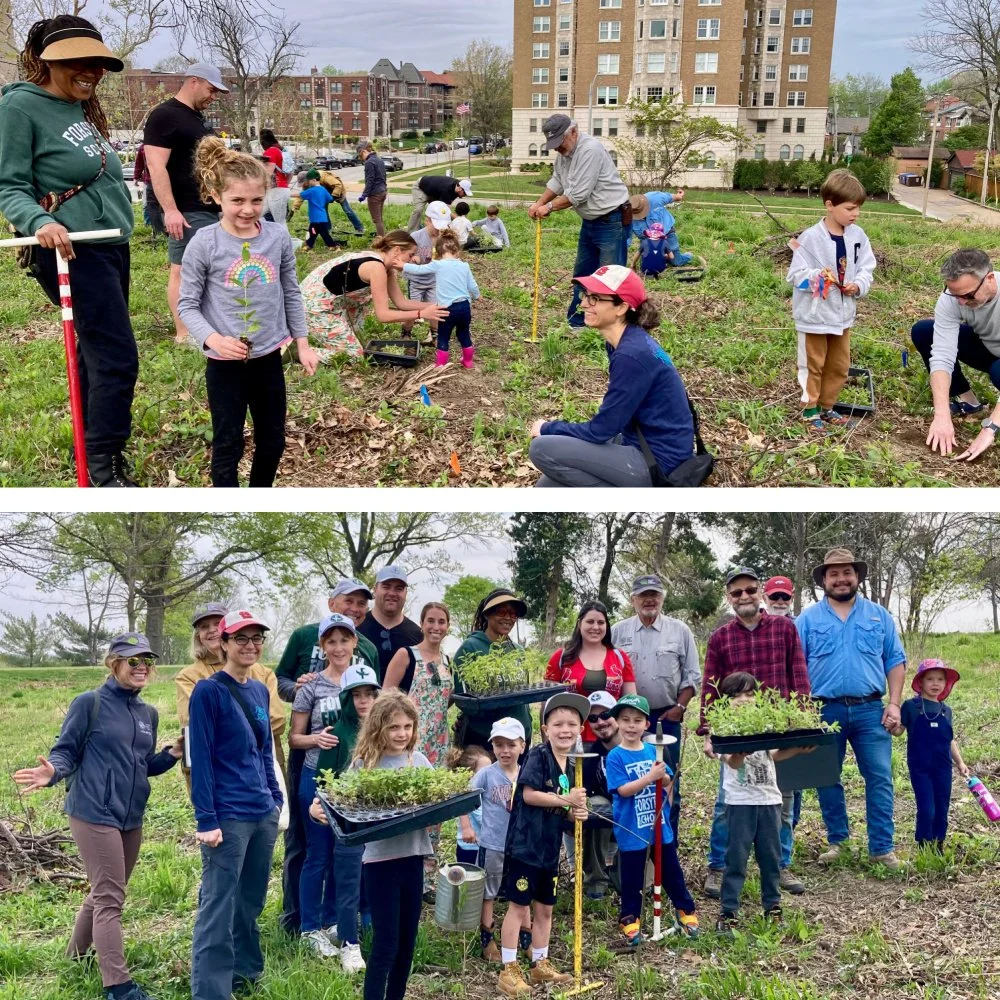 Last Saturday's 'Go Green Forsyth: Day of Sustainability' was a smashing success! #UniquelyForsyth

#ForsythSchool families were invited to participate in two hands-on volunteer opportunities: habitat restoration at Kennedy Forest Savanna @forestpark