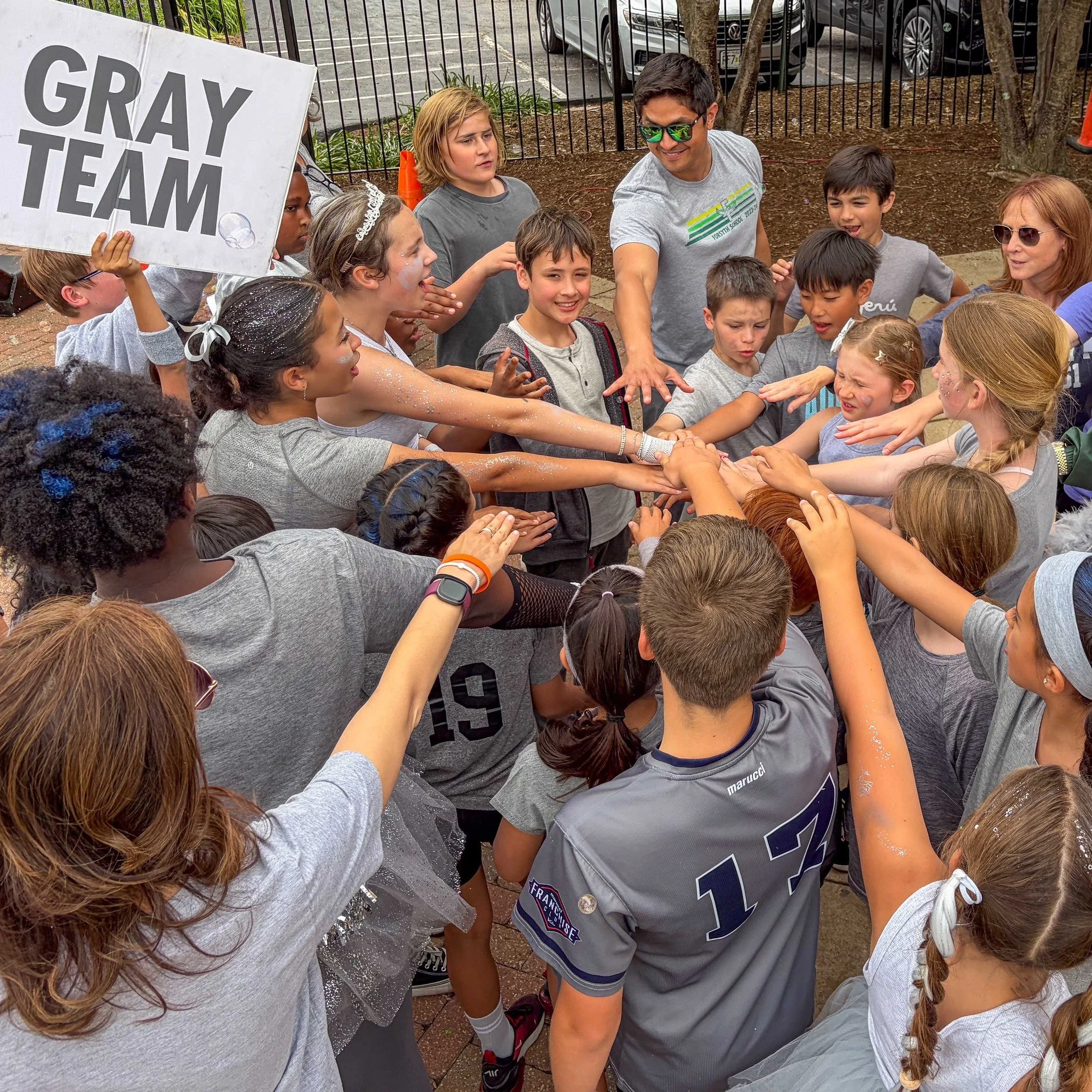 #GreenAndWhite! Green and White! #ForsythSchool is Out of Sight!

Green &amp; White Day, our #UniquelyForsyth all-school field day, is widely acknowledged by our students as the BEST DAY EVER&mdash;and this year's event last Friday, May 8, did not di