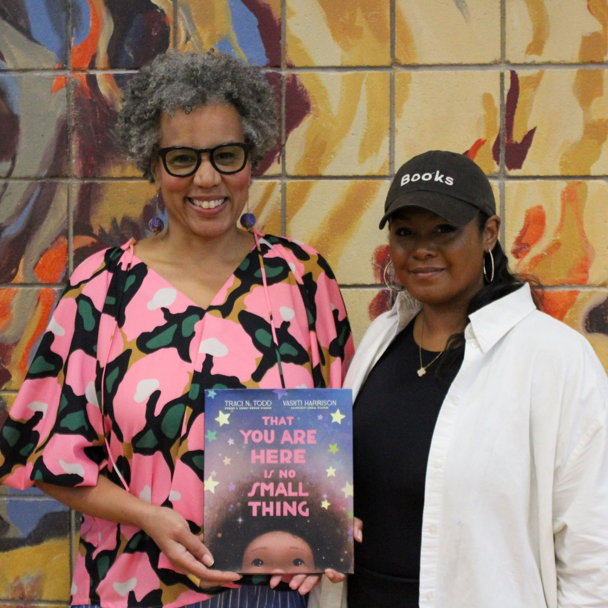 #ForsythSchool welcomed award-winning authors @tracintodd and @vashtiharrison to campus today to share their new picture book collaboration, "That You Are Here Is No Small Thing," with our students in Junior-Kindergarten through Grade 4. 

