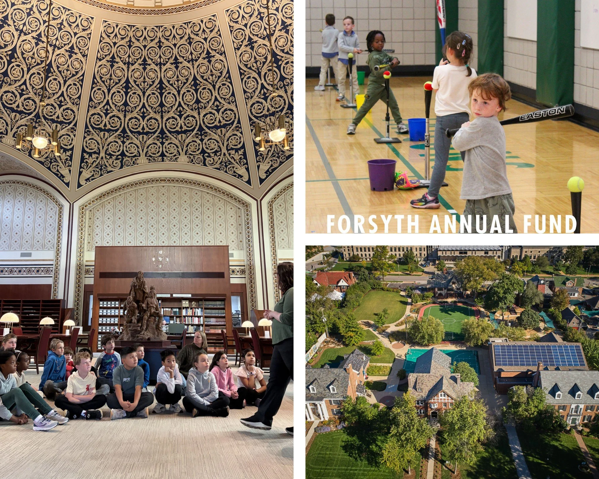 We are halfway through #ForsythAnnualFund Pledge Week and already at 38% family participation! Our goal is 100% participation from #ForsythSchool families, teachers, staff, and trustees.

Thank you to everyone who has already made their commitment th