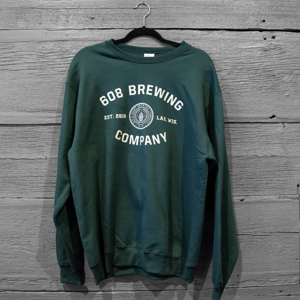 608 Alumni Crewneck Sweatshirt (Dark Green)