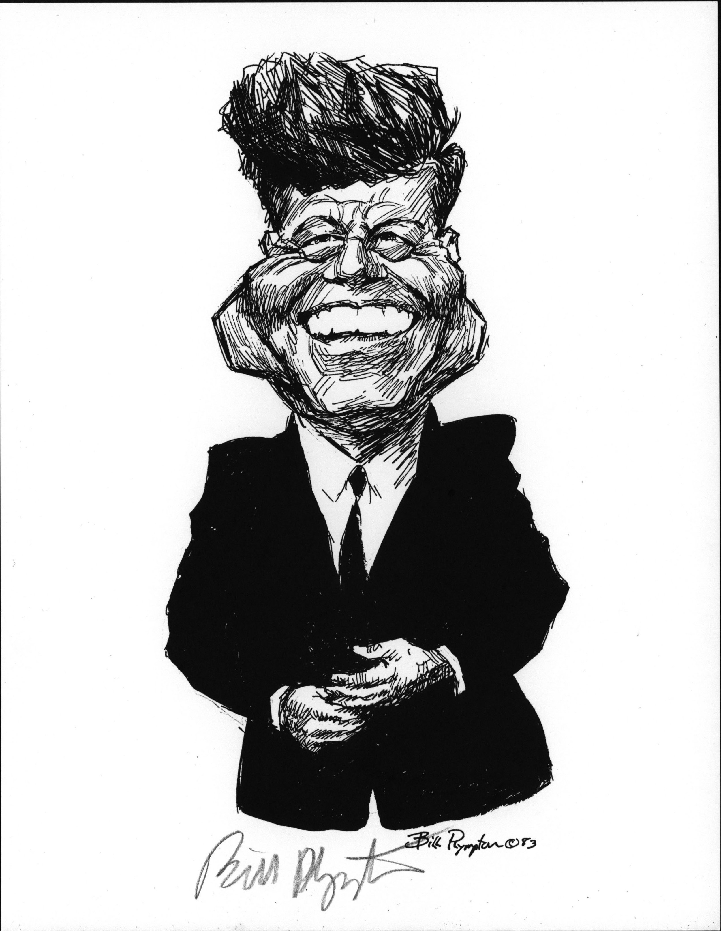 Presidential Caricature SIGNED PRINTS