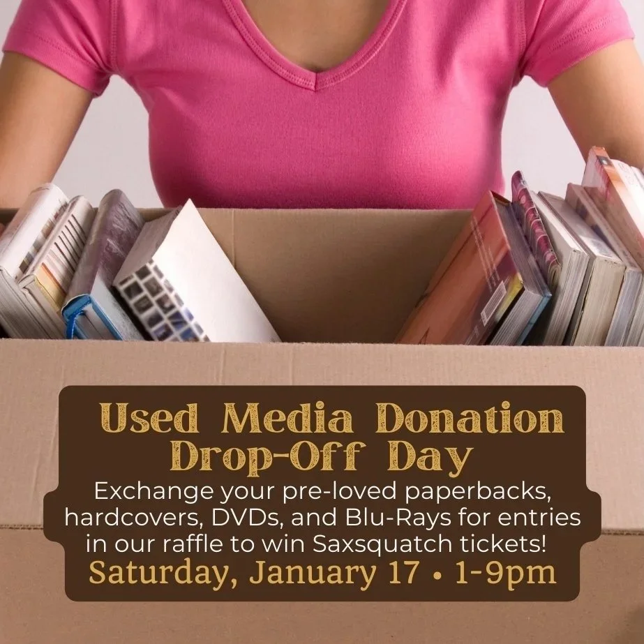 Used Media Donation Drop-Off Day