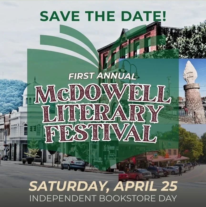 Announcing the First Annual McDowell Literary Festival, Saturday, April 25th!
