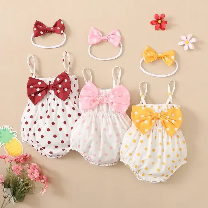 bubble romper oversized bow pink.webp