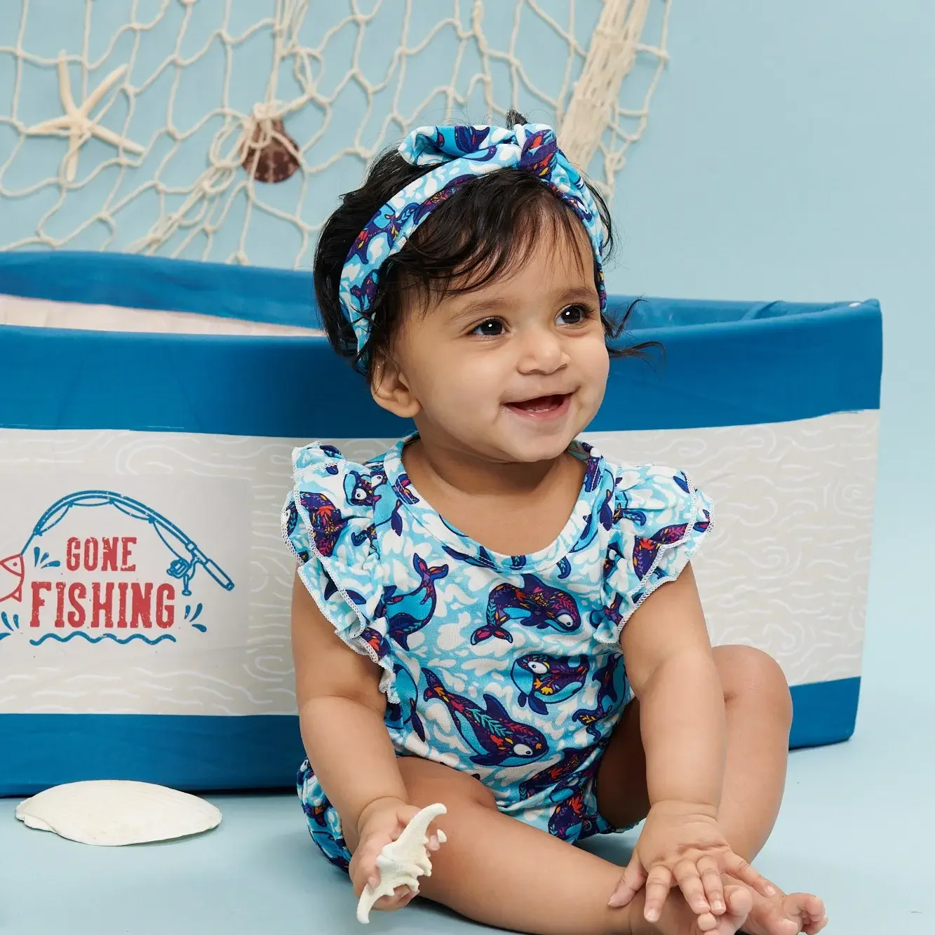 whaley good time ruffle sleeve shorty romper 1.webp