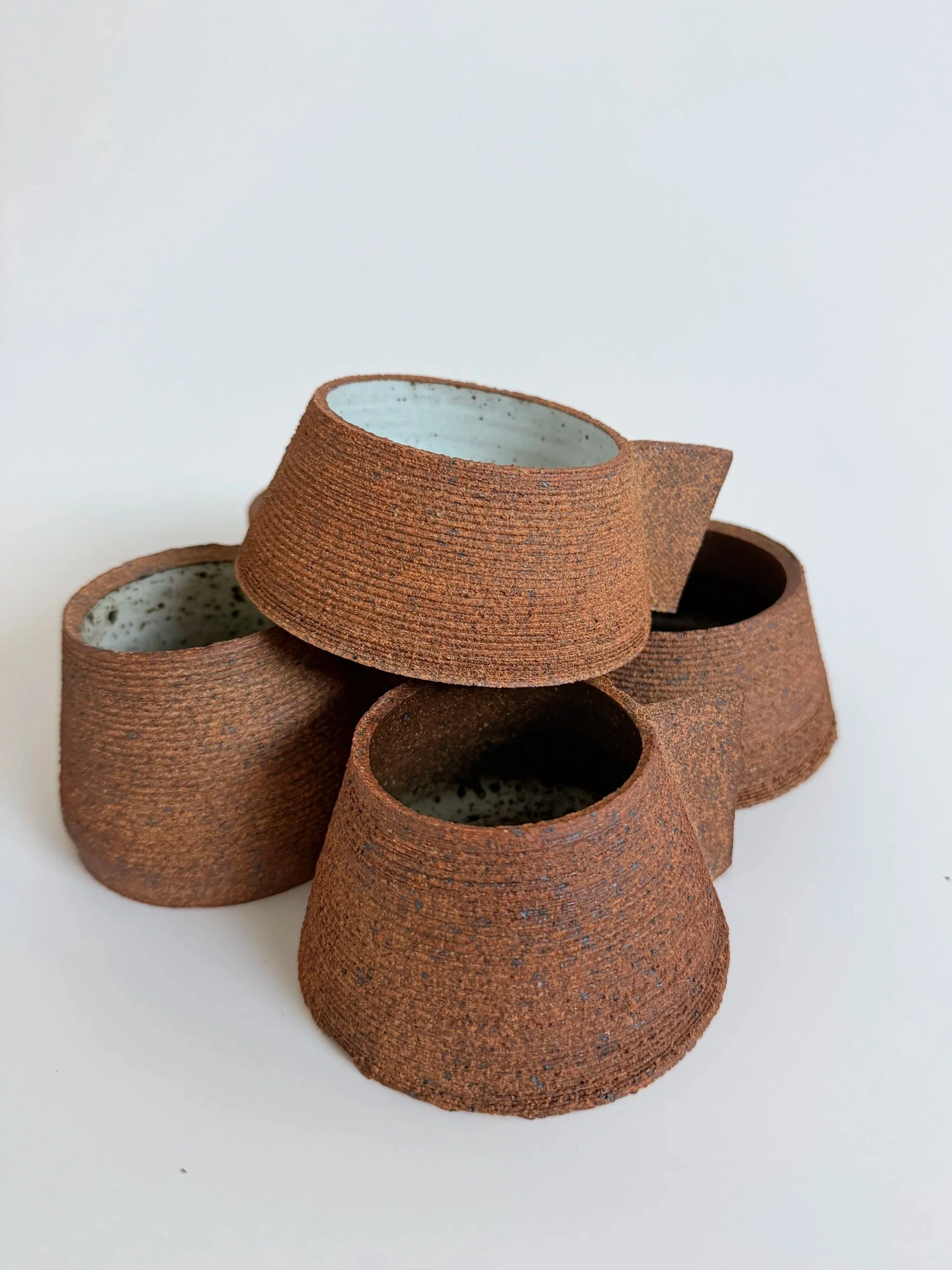 Serrated Stoneware Mug