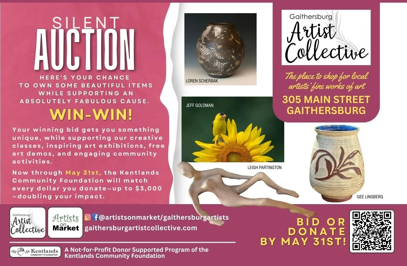 Gaithersburg Artist Collective Silent Auction