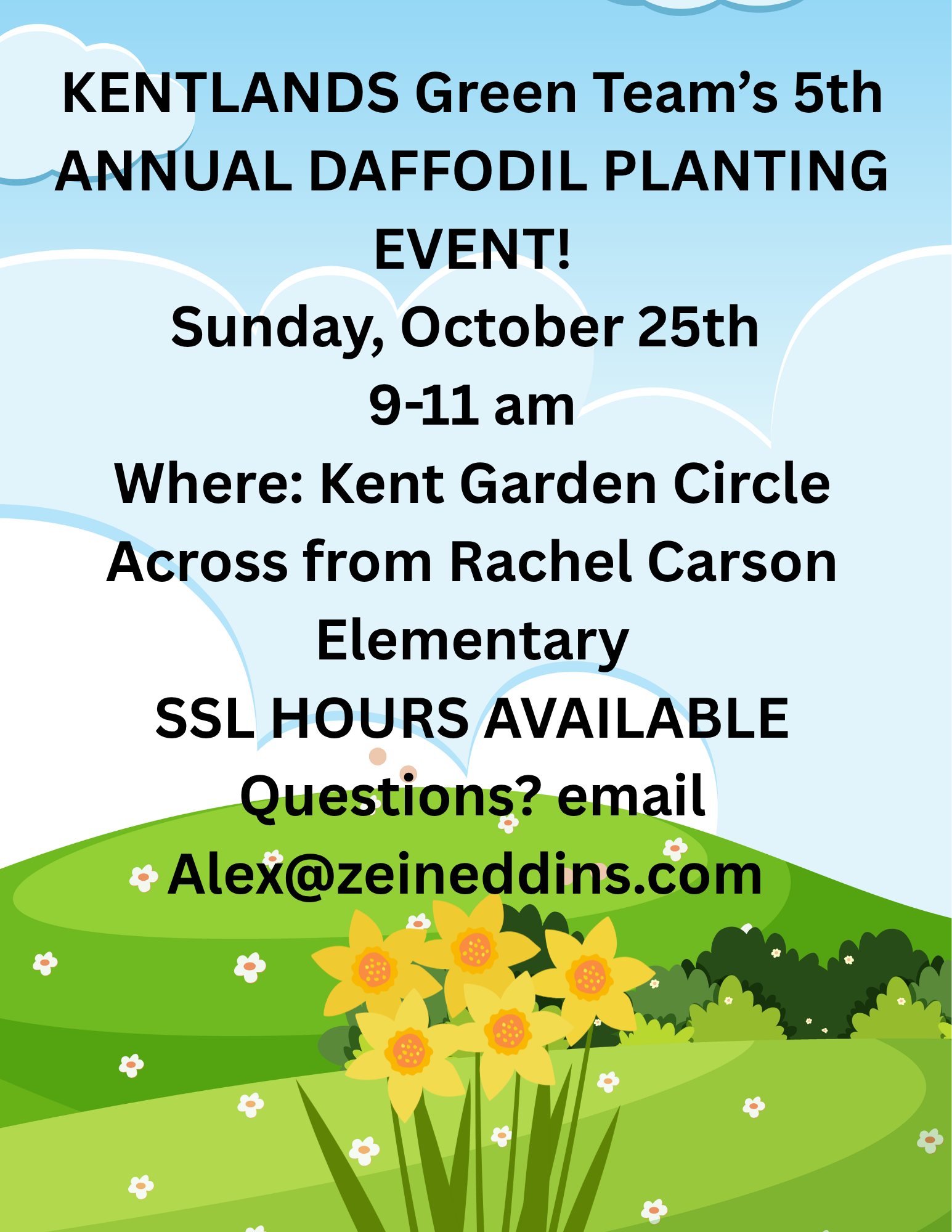 Kentlands Daffodil Planting