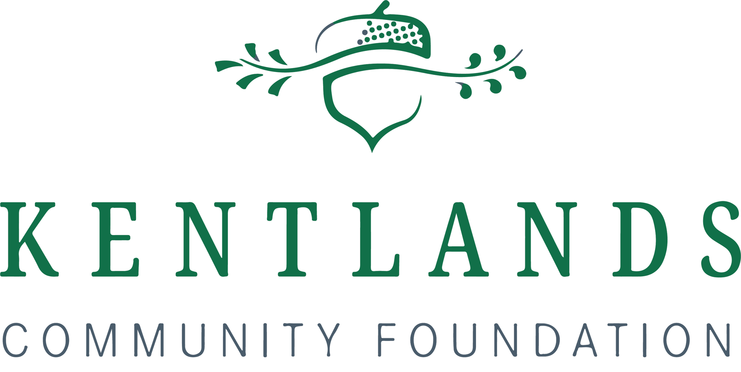 Kentlands Community Foundation logo featuring an acorn