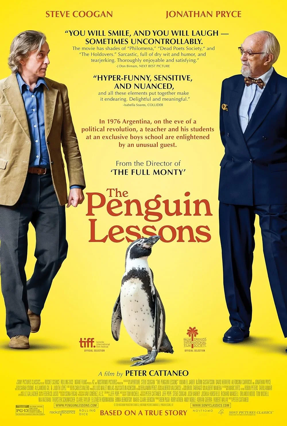 Flyer for the Kentlands Film Society's screening of the film 'The Penguin Lessons'