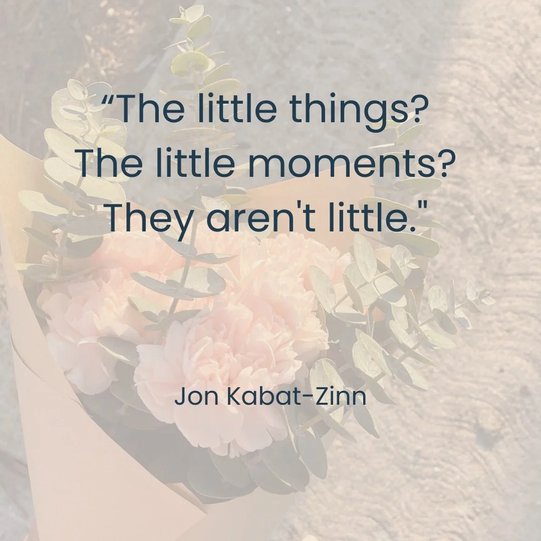 How often do we stop and appreciate the little things in life? Sure, big events like vacations are fun, but there&rsquo;s beauty in the every day, too. Things like:

Savoring a fresh cup of coffee in the morning ☕️

Feeling the breeze on your face wh